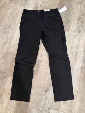 Charter Club Cambridge Skinny Black Stretch Slim Dress Pants Size 14